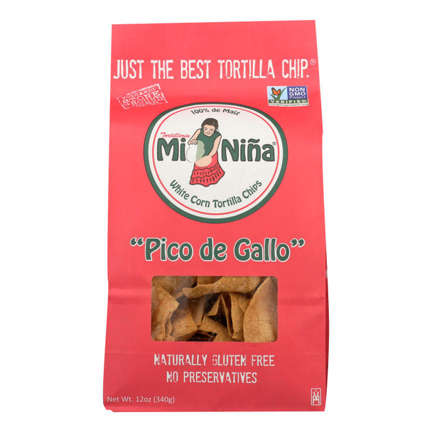 Mi Nina - Tort Chip Pico De Gallo - Case of 9 - 12 OZ