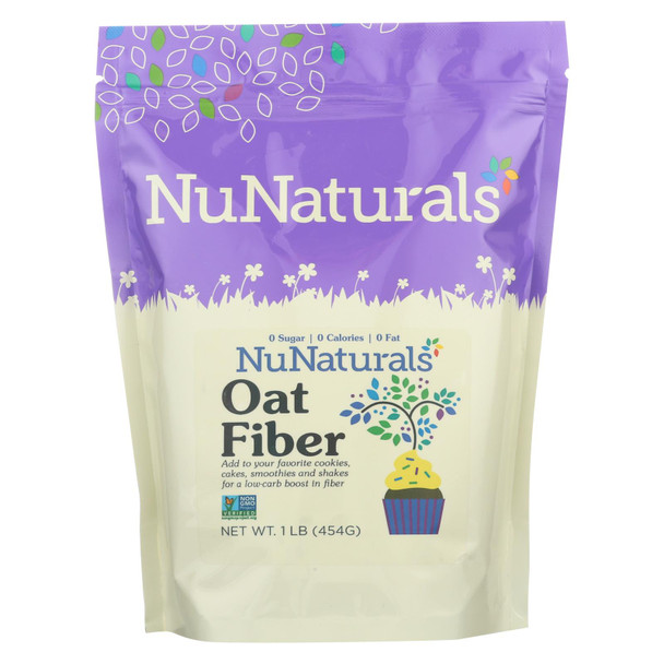 Nunaturals - Oat Fiber - 1 Each - 1 LB