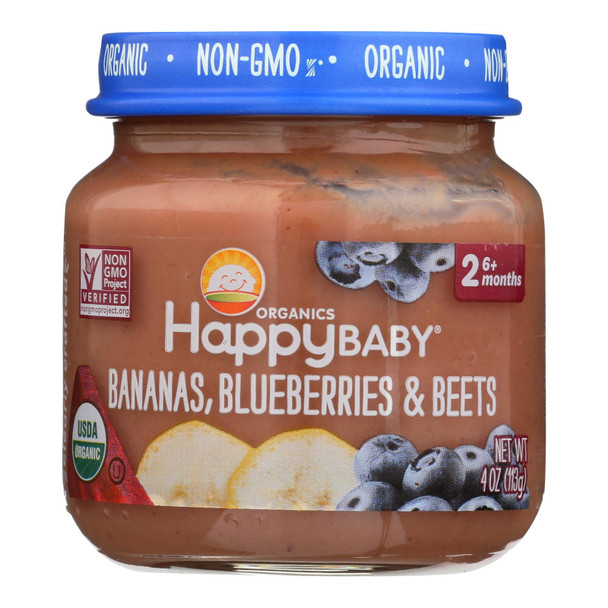 Happy Baby - Cc Bna Blbry Bt Stg2 - Case of 6 - 4 OZ