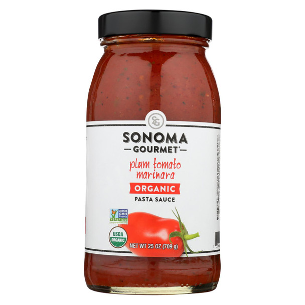 Sonoma Gourmet Marinara Pasta Sauce - Case of 6 - 25 OZ