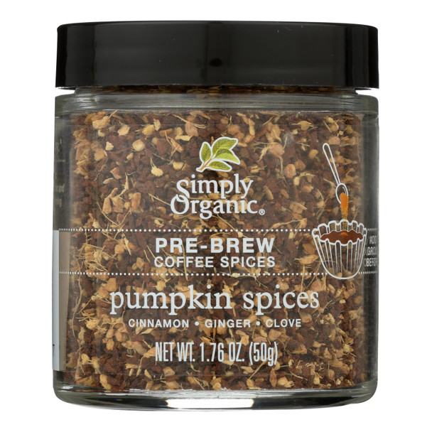 Simply Organic - Coffee Spice Pumpkin Prebrw - Case of 6 - 1.76 OZ