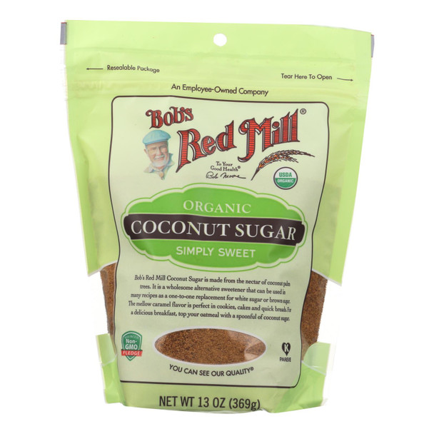 Bob's Red Mill Organic Coconut Sugar - Case of 6 - 13 OZ