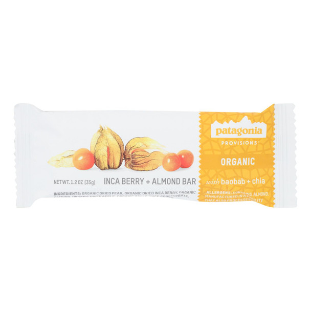 Patagonia - Bar Inca Berry Almond - Case of 12 - 1.2 OZ