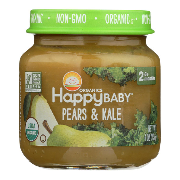 Happy Baby - Cc Pear Kale Stg2 - Case of 6 - 4 OZ