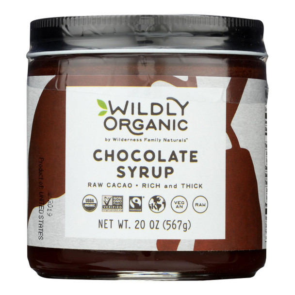 Wildly Organic Chocolate Syrup - Case of 6 - 20 OZ