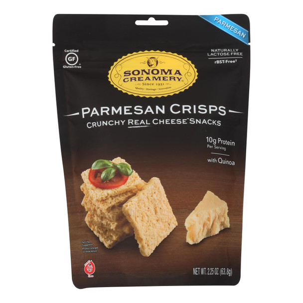 Sonoma Creamery - Cracker Parmesan Crisp - Case of 12 - 2.25 OZ