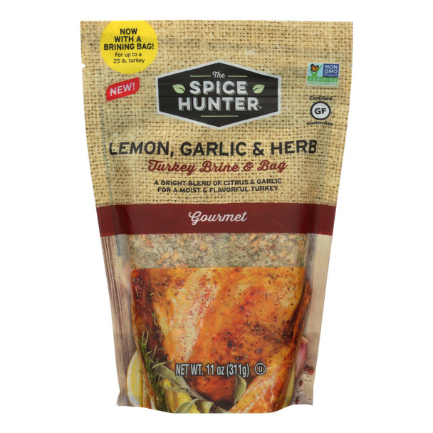 Spice Hunter - Brine Turkey Lemon Garlic - Case of 12 - 11 OZ