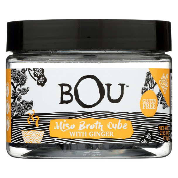 Bou - Miso Broth Cubes - Ginger - Case of 6 - 2.53 oz.