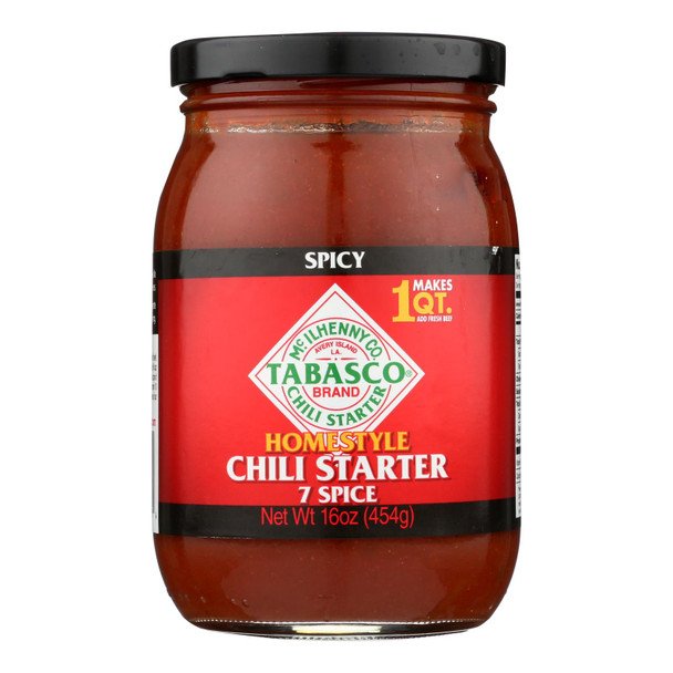 Tabasco Homestyle Chili Starter - Case of 6 - 16 OZ