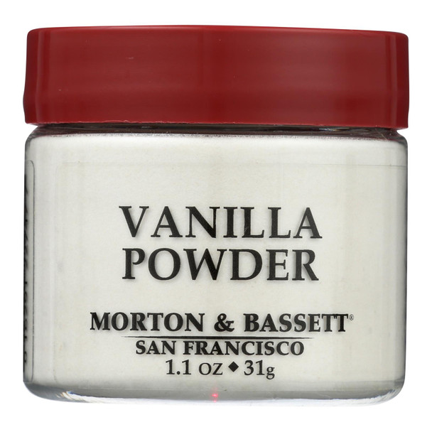 Morton & Bassett - Vanilla Powder - Case of 3 - 1.10 OZ