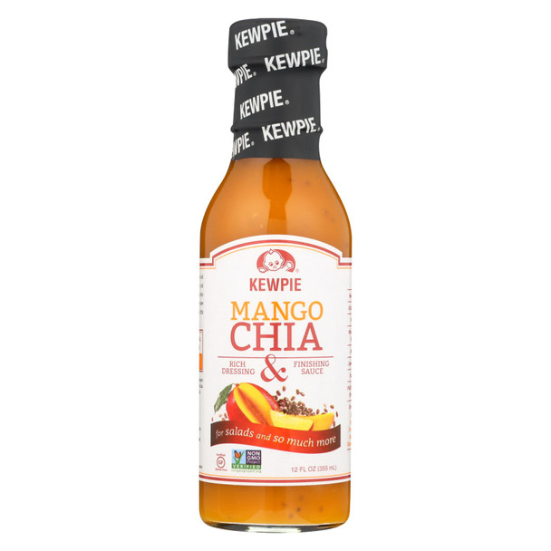 Kewpie Mango Chia Rich Dressing & Finishing Sauce - Case of 6 - 12 FZ