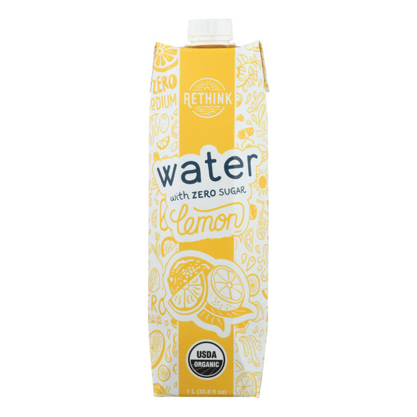 Rethink - Water Lemon - Case of 12 - 33.8 FZ