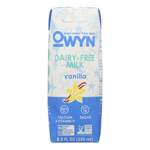 Only What You Need - Dairy Free Milk Vanilla - Case of 3 - 4/8.5 FZ