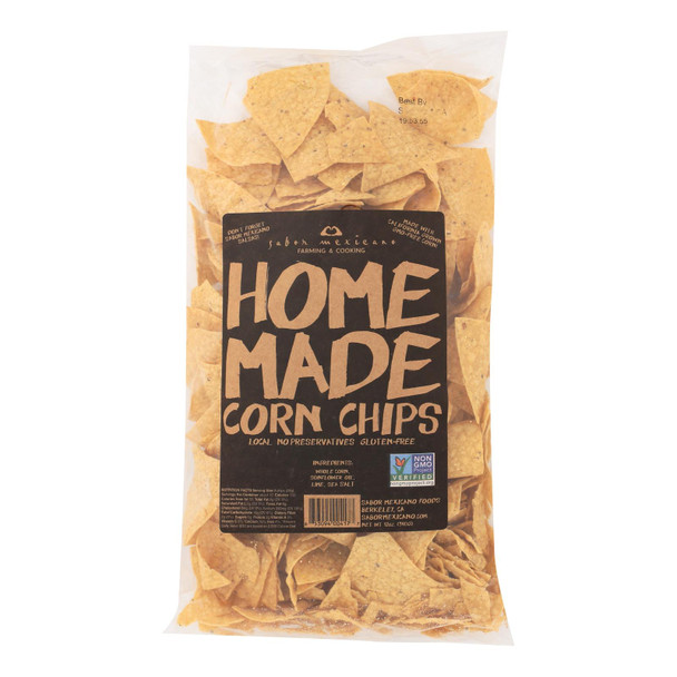 Sabor Mexicano - Chips Corn Original Hmade - Case of 11-12 OZ