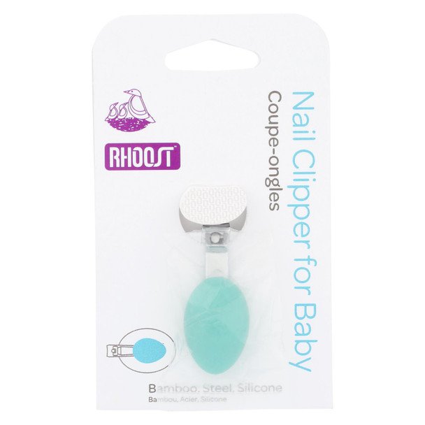Rhoost - Nail Clipper Baby Teal - 1 Each - 1 CT