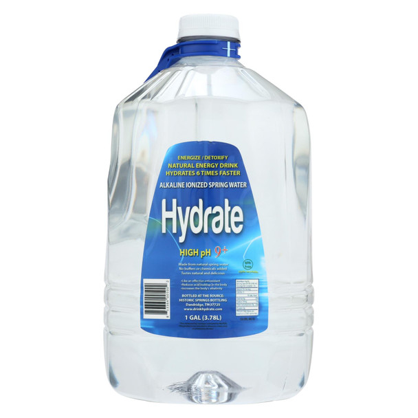 Hydrate - Water Alkaline Ionized - Case of 4 - 1 GAL