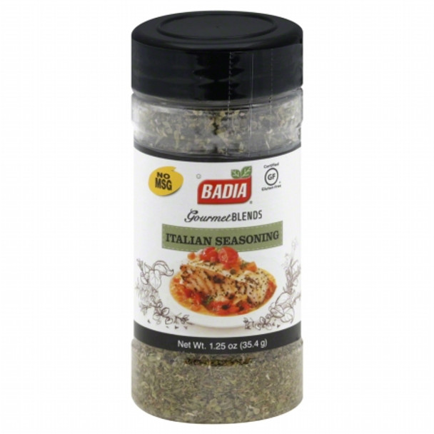 Badia Spices Italian Seasoning Mediterranean Blend - Case of 6 - 1.25 OZ