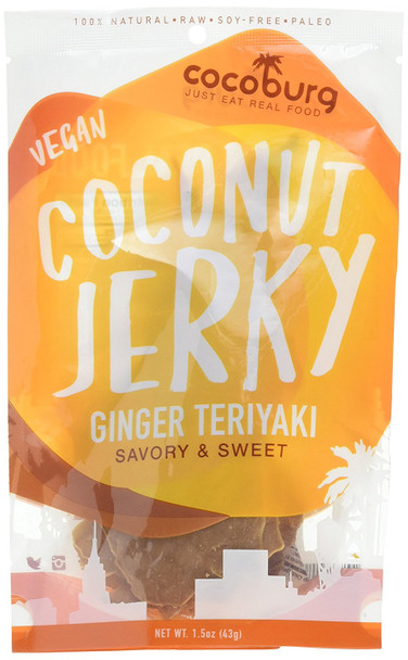 Forreal Foods - Conut Jrky Gin Teryki Vgn - Case of 8 - 1.5 OZ