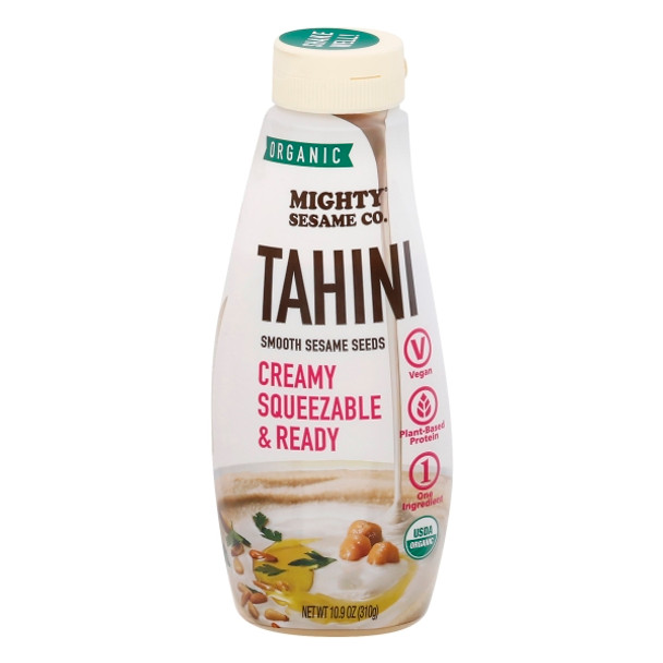 Mighty Sesame Company - Tahini Organic Fine Sesame - Case of 8 - 10.9 OZ