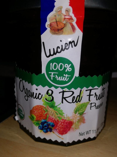 Lucien Georgelin - Fruit Sprd 3 Red Fruits - Case of 6 - 11.28 OZ