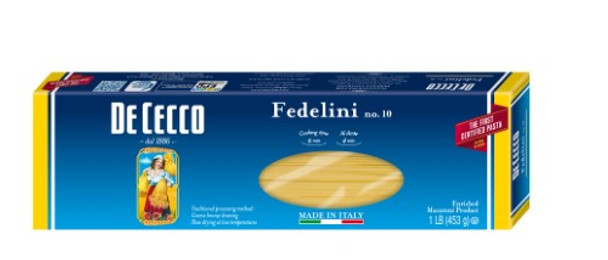 De Cecco Pasta - Fidelini N010 - Case of 20 - 16 OZ