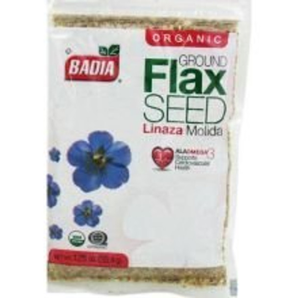 Badia Spices Badia, Organic Ground Flax Seed - Case of 4 - 16 OZ
