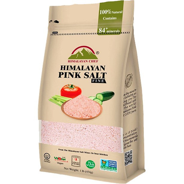 Wbm Himalayan - Salt Pink Fine Brown Bag - Case of 6 - 16 OZ