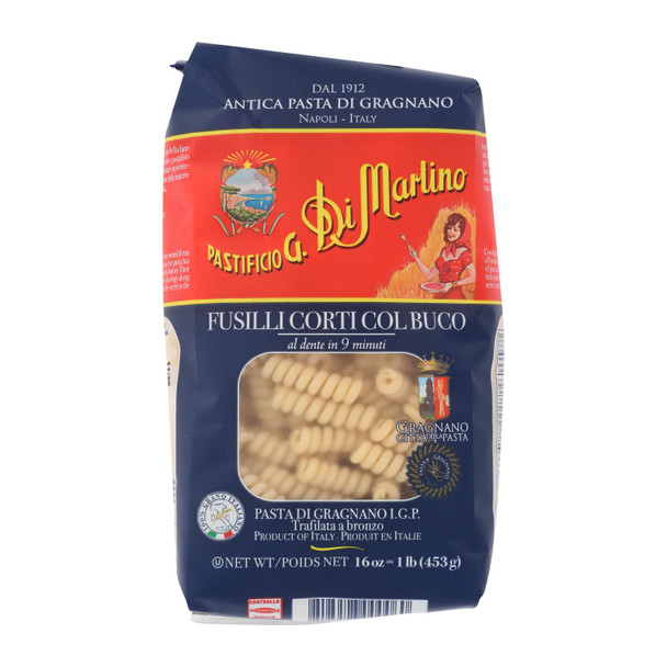 Di Martino - Pasta Fusilli Corti Colbu - Case of 6 - 16 OZ