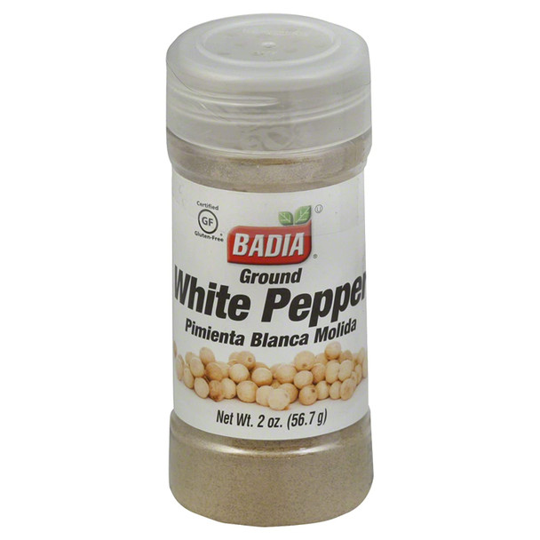 Badia Spices - Spice White Pepper Ground - Case of 8 - 2 OZ