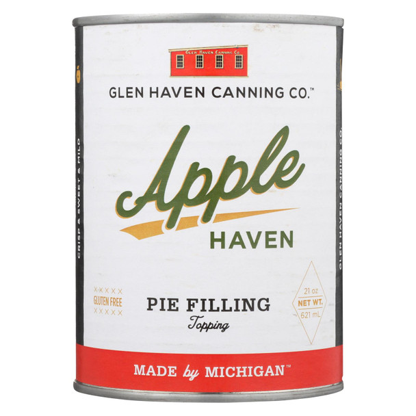Glen Haven Canning - Pie Filling Apple - Case of 8 - 21 OZ