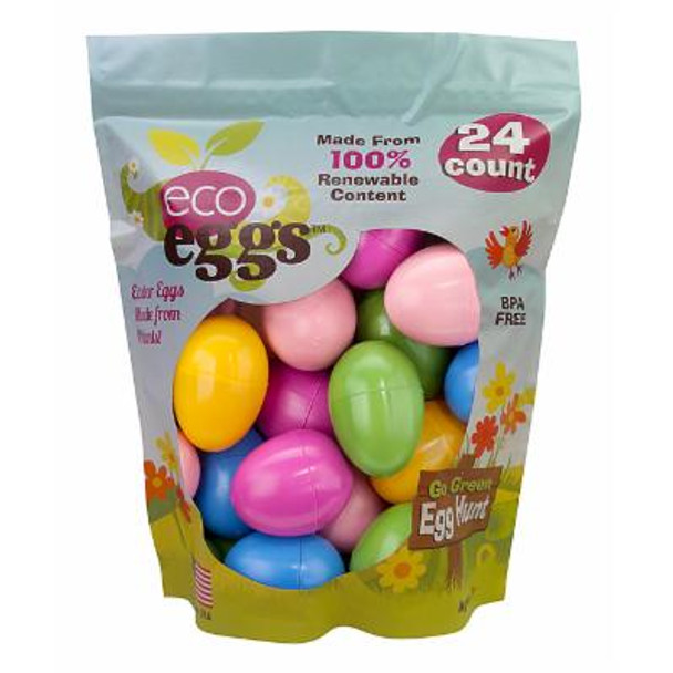 Eco Eggs - Eggs Easter Plant Based - Case of 8 - 24 CT