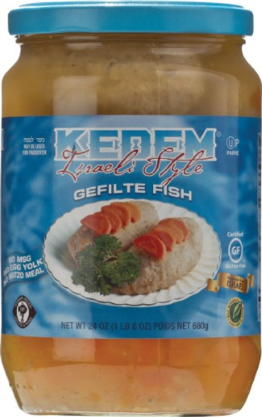 Kedem Gefilte Fish - Case of 12 - 24 OZ