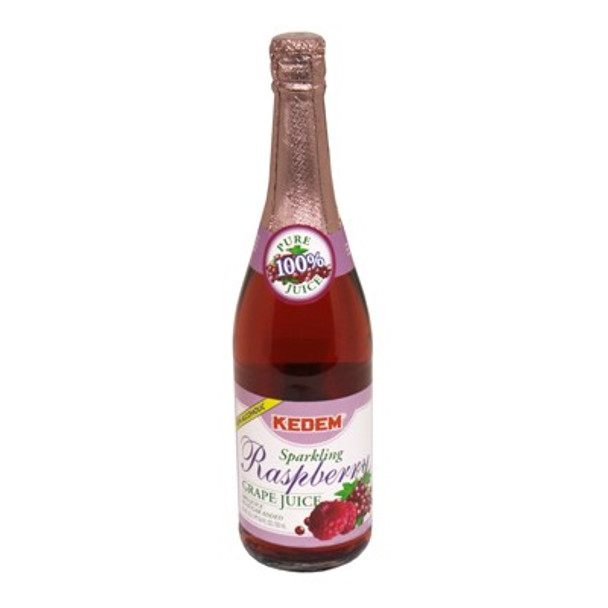 Kedem - Juice Sparkling Raspberry - Case of 12 - 25.4 FZ