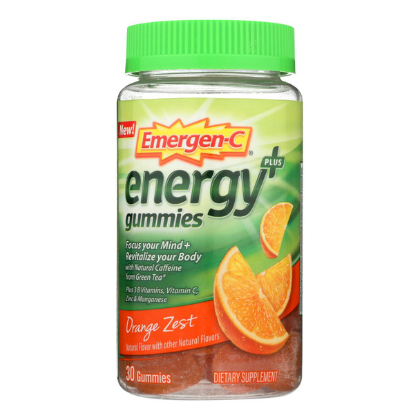 Emergen-c - Energy Gummies Orange Zst - 1 Each - 30 CT