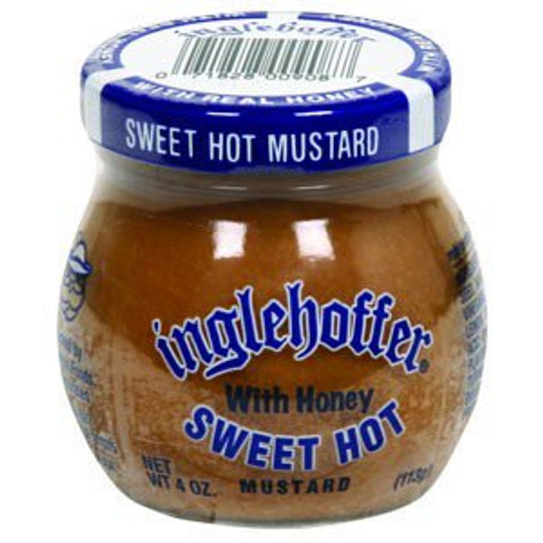 Inglehoffer, Sweet Hot Mustard With Honey - Case of 12 - 4 OZ