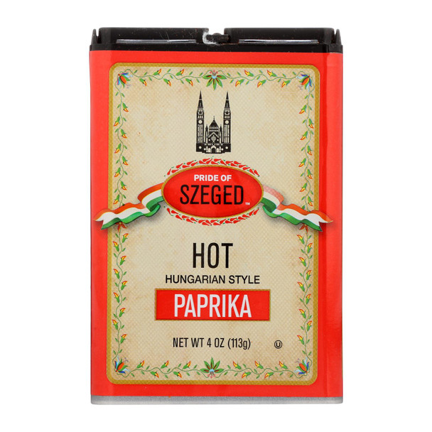 Pride Of Szeged - Paprika Hungarian Hot - Case of 6 - 4 OZ