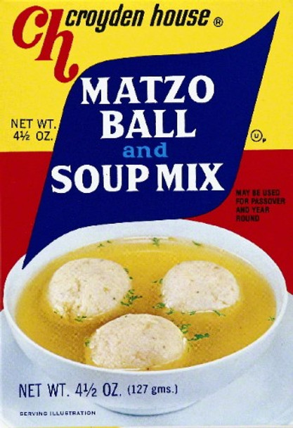 Croyden House Matzo Ball & Soup Mix - Case of 24 - 4.5 OZ