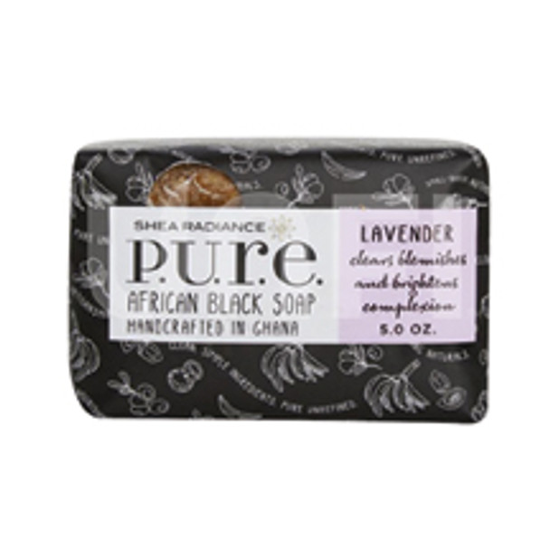 Shea Radiance - Soap Afrcn Black Lavender - 1 Each - 5 OZ