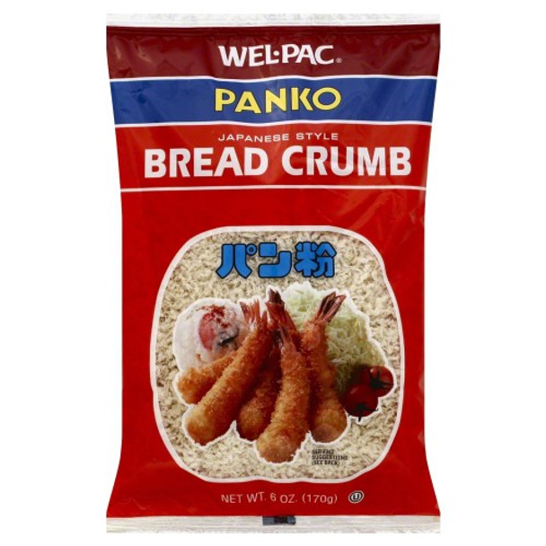 Wel Pac Panko Japanese Style Bread Crumbs - Case of 12 - 6 OZ