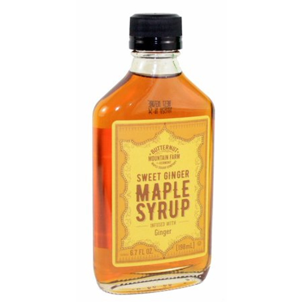 Butternut Mountain Farm - Maple Syrup Sweet Ginger Infused - Case of 12 - 6.7 FZ