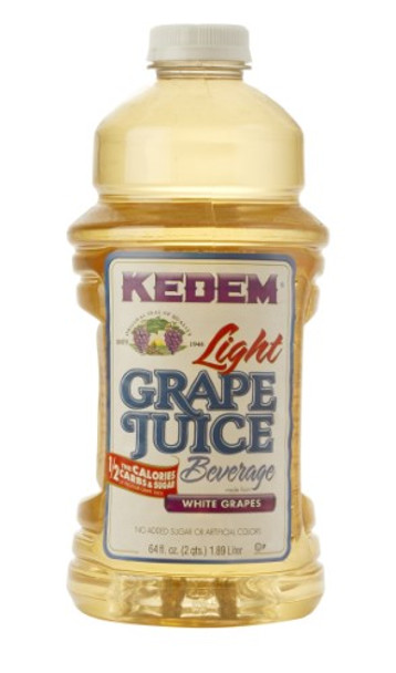 Kedem - Juice White Grape Light - Case of 8 - 64 FZ