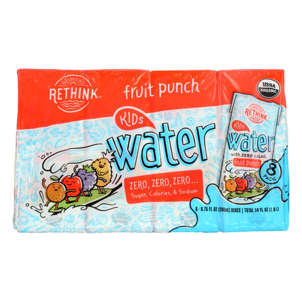 Rethink Water - Kids Water Fruit Pnch - Case of 4 - 8/6.75FZ