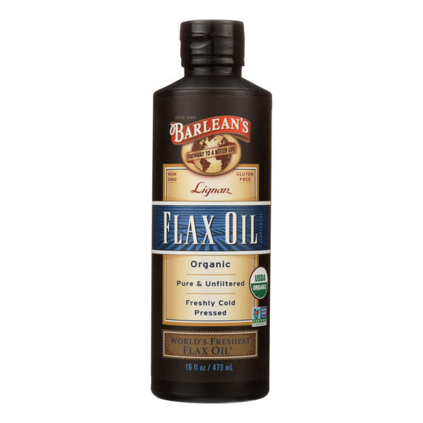 Barlean's Organic Flax Oil Dietary Supplement  - 1 Each - 16 FZ