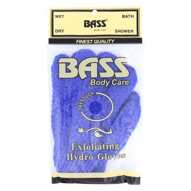 Bass Body Care Exfoliating Hydro Gloves  - 1 Each - CT