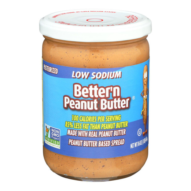 Better 'n Peanut Butter - Pnut Butter Low Salt - CS of 6-16 OZ