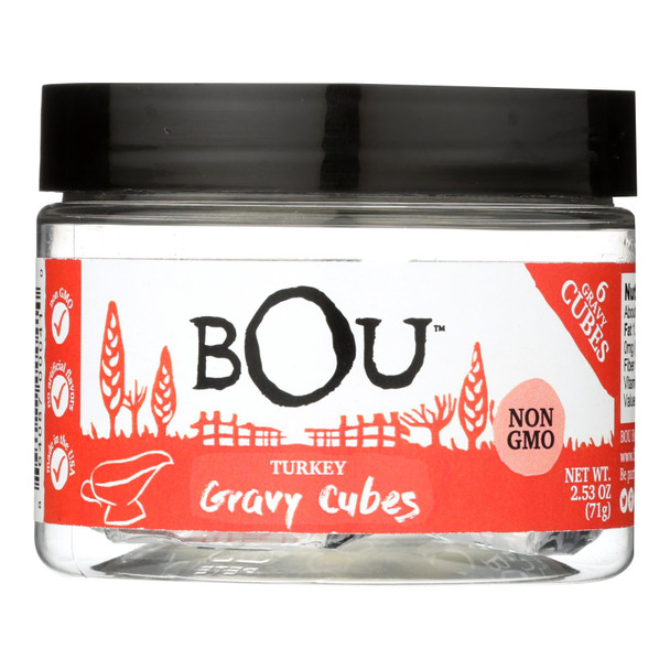 Bou - Gravy Cubes Turkey 6 Ct - CS of 6-2.53 OZ