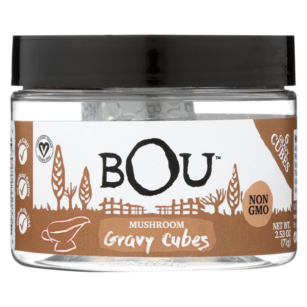 Bou - Gravy Cubes Mushroom 6 Ct - CS of 6-2.53 OZ