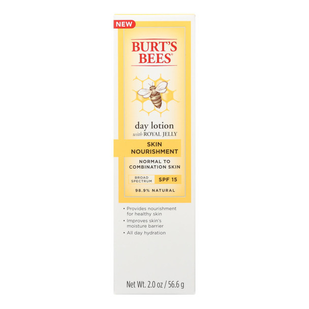 Burts Bees Lotion - Day - Skn Nourishing - Spf15 - 2 fl oz