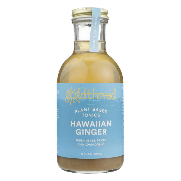 Goldthread Hawaiian Ginger Herbal Tonic  - Case of 6 - 12 FZ