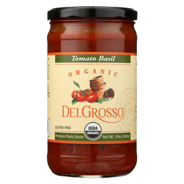 La Famiglia Del Grosso Tomato Basil Organic Pasta Sauce  - Case of 12 - 24 OZ